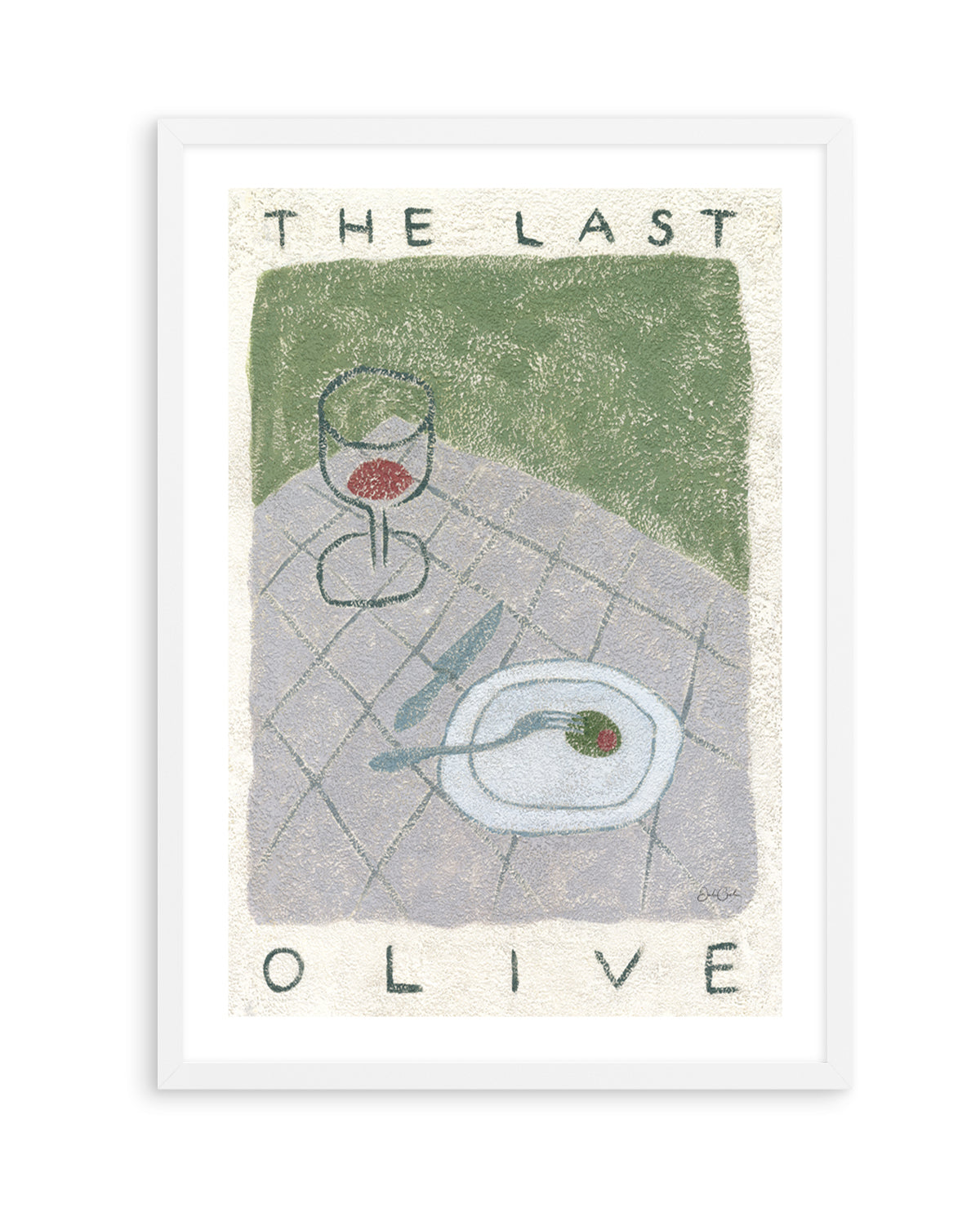The Last Olive by Julie Celina | Art Print from Olive et Oriel where you can shop wallpaper and artworks online