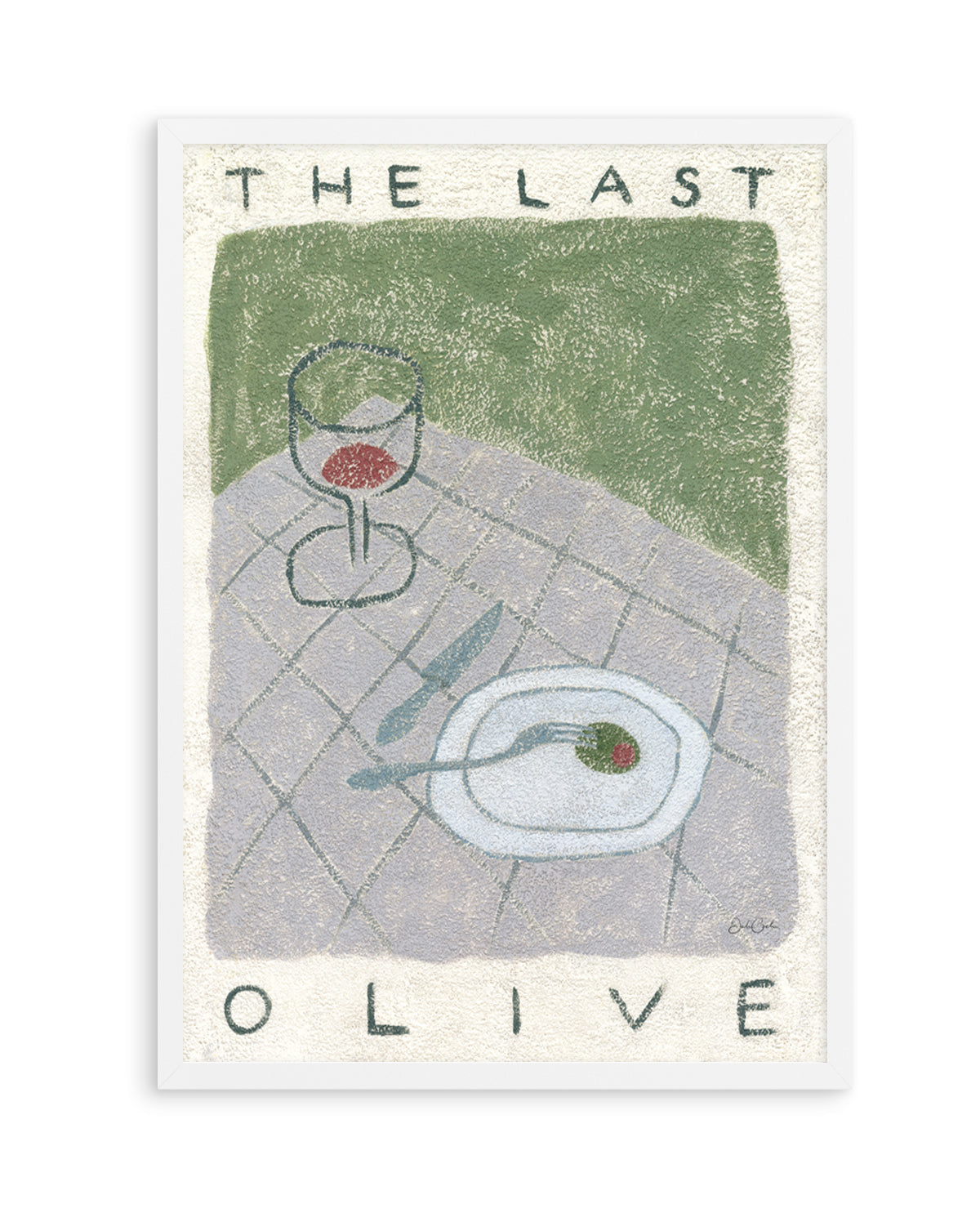The Last Olive by Julie Celina | Art Print from Olive et Oriel where you can shop wallpaper and artworks online