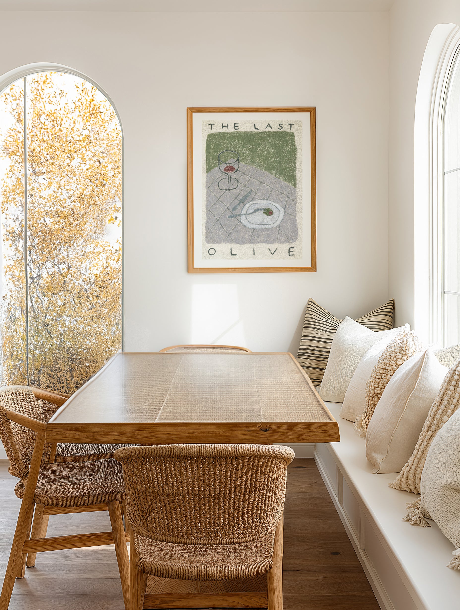 The Last Olive by Julie Celina | Art Print from Olive et Oriel where you can shop wallpaper and artworks online