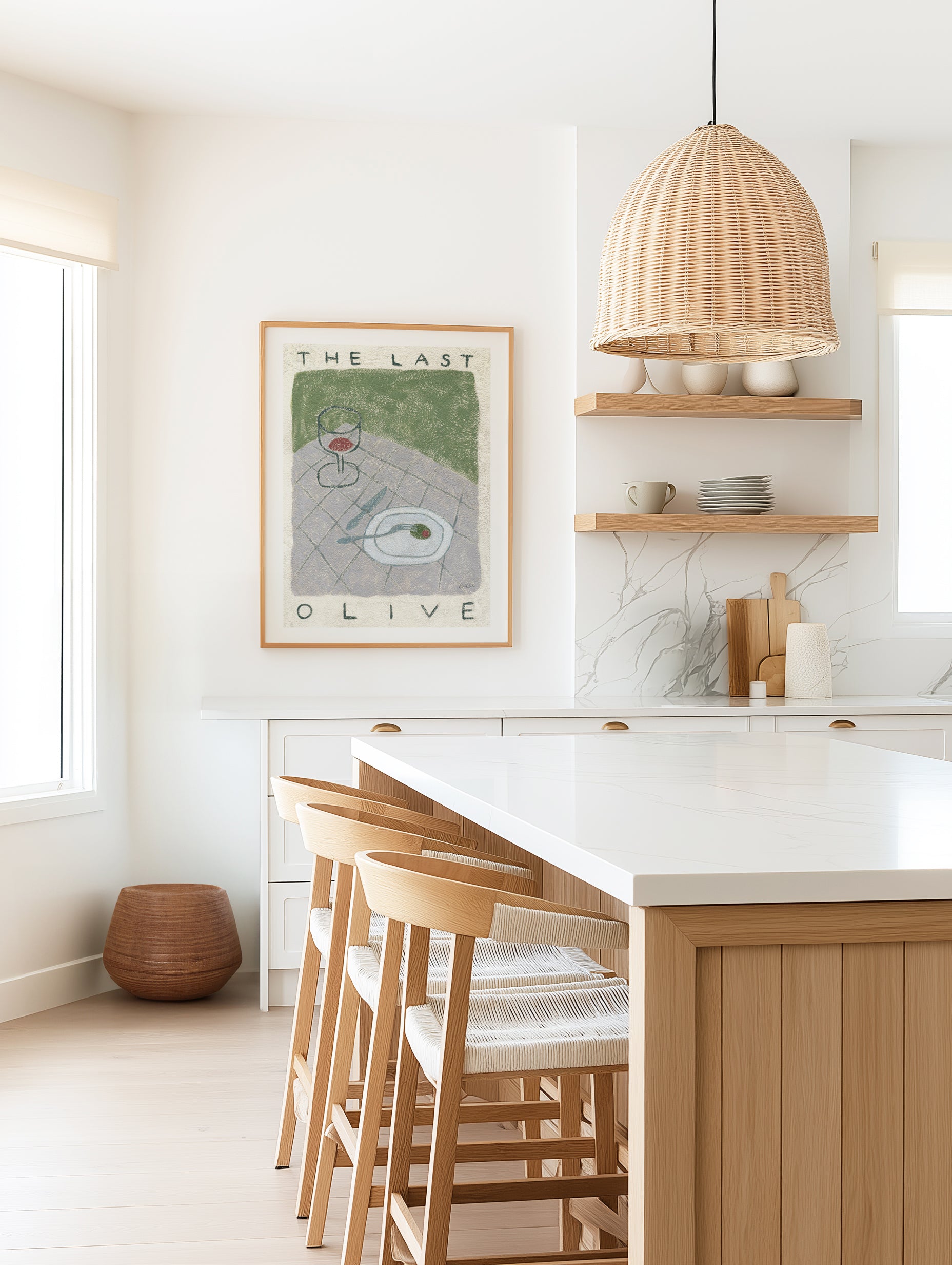 The Last Olive by Julie Celina | Art Print from Olive et Oriel where you can shop wallpaper and artworks online