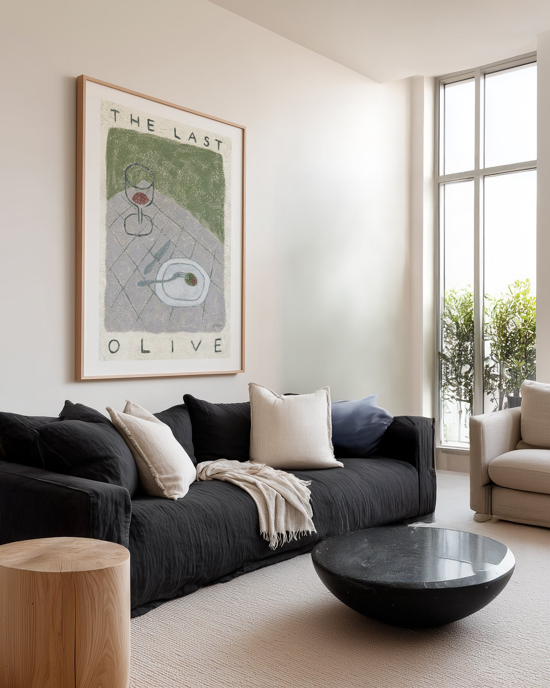 The Last Olive by Julie Celina | Art Print from Olive et Oriel where you can shop wallpaper and artworks online