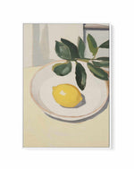 The Lemon | Framed Canvas Art Print