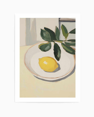 The Lemon | Art Print from Olive et Oriel where you can shop wallpaper and artworks online