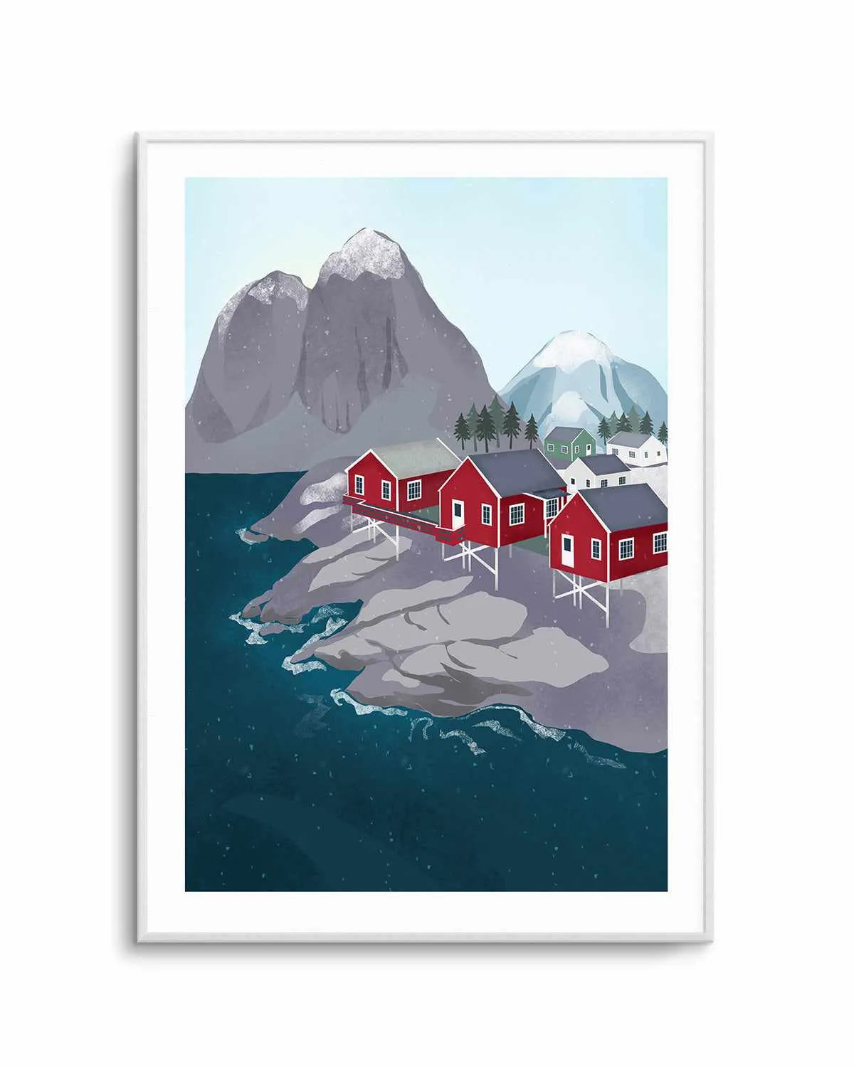 The Lofoten Islands, Norway by Petra Lizde Art Print from Olive et Oriel where you can shop wallpaper and artworks online