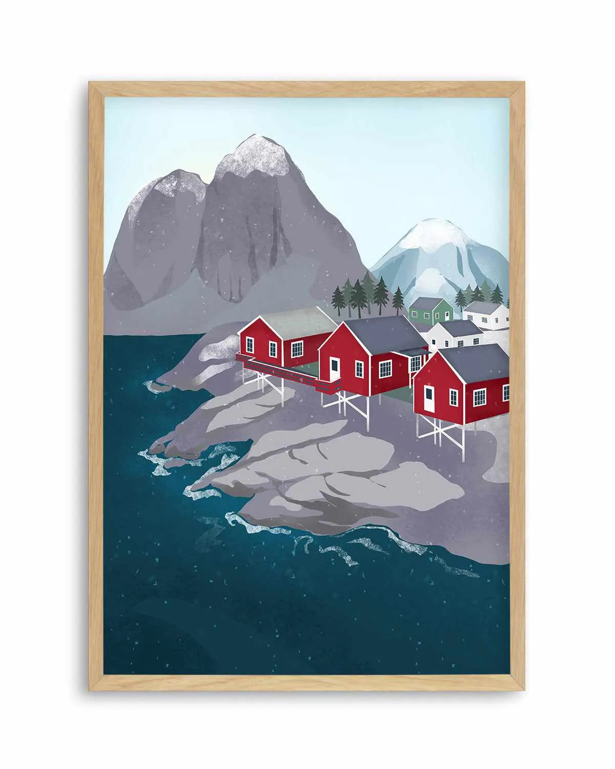 The Lofoten Islands, Norway by Petra Lizde Art Print from Olive et Oriel where you can shop wallpaper and artworks online