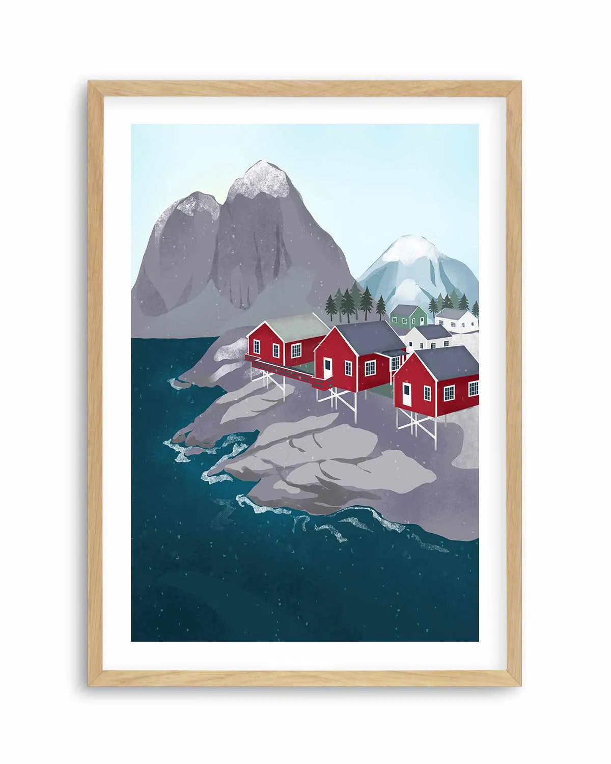The Lofoten Islands, Norway by Petra Lizde Art Print from Olive et Oriel where you can shop wallpaper and artworks online