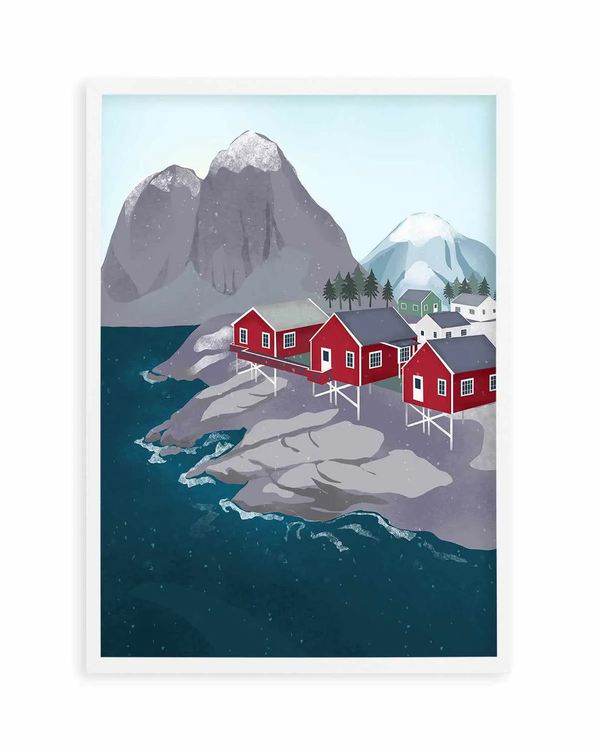 The Lofoten Islands, Norway by Petra Lizde Art Print from Olive et Oriel where you can shop wallpaper and artworks online