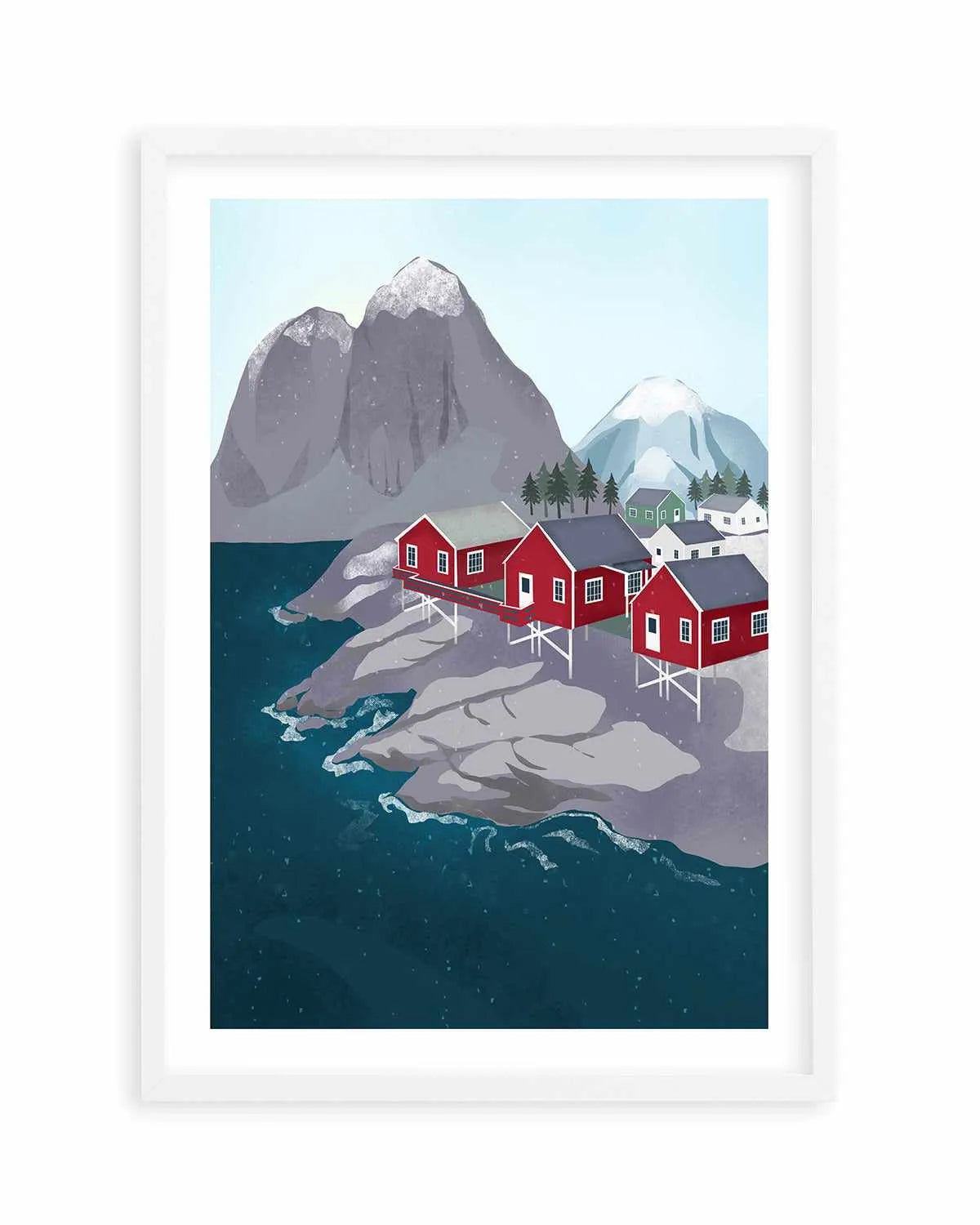 The Lofoten Islands, Norway by Petra Lizde Art Print from Olive et Oriel where you can shop wallpaper and artworks online