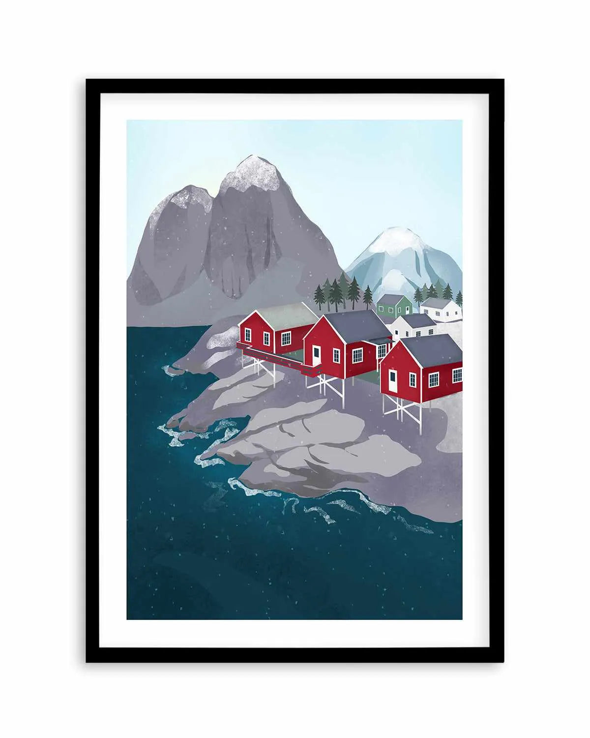 The Lofoten Islands, Norway by Petra Lizde Art Print from Olive et Oriel where you can shop wallpaper and artworks online