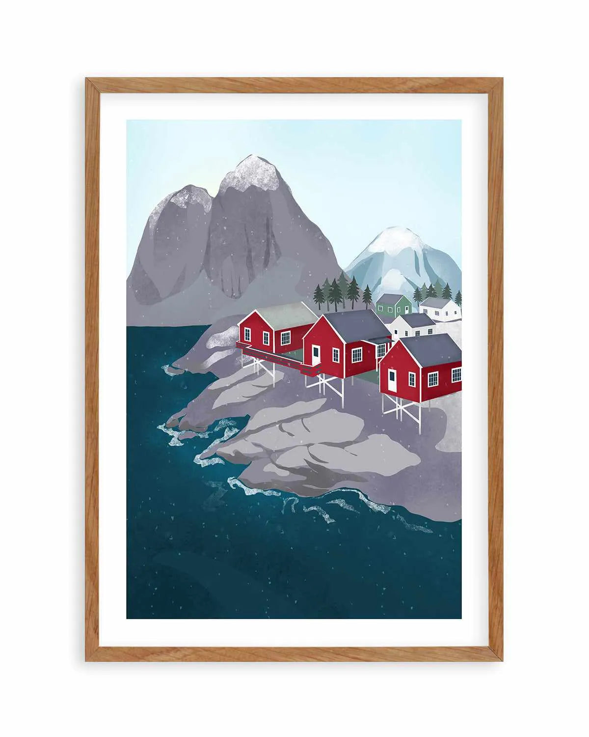 The Lofoten Islands, Norway by Petra Lizde Art Print from Olive et Oriel where you can shop wallpaper and artworks online