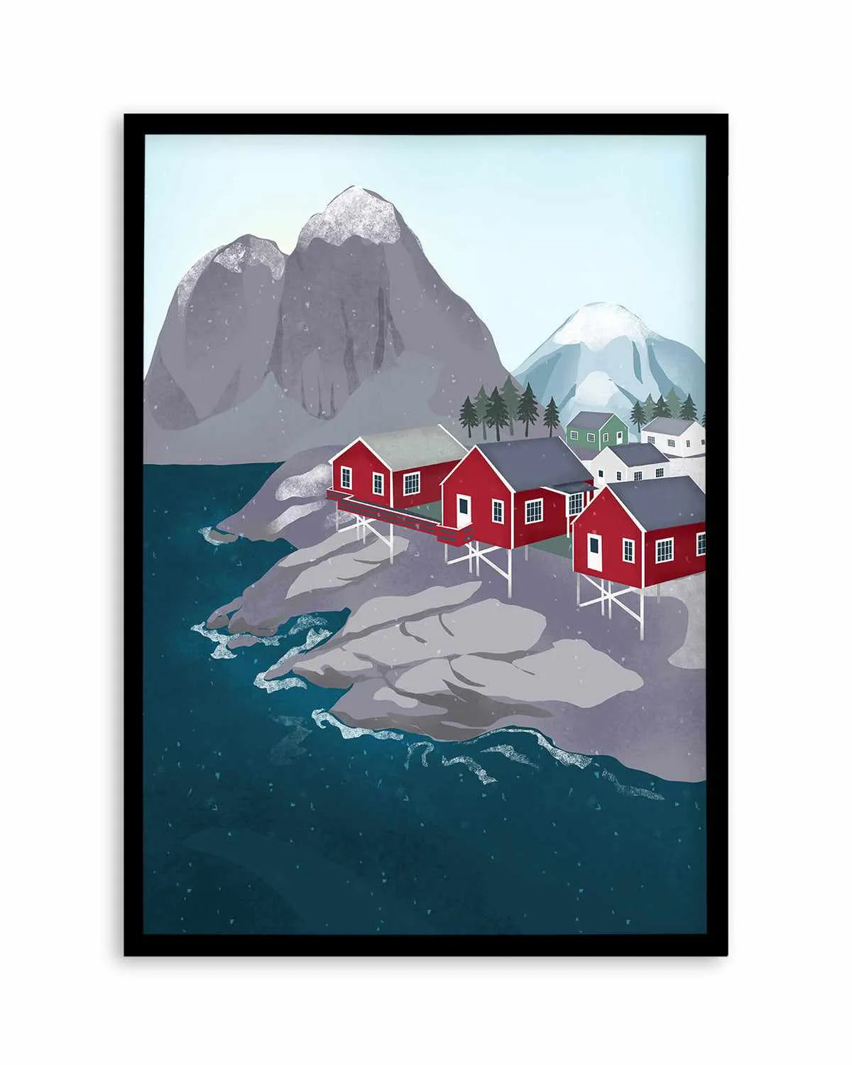 The Lofoten Islands, Norway by Petra Lizde Art Print from Olive et Oriel where you can shop wallpaper and artworks online