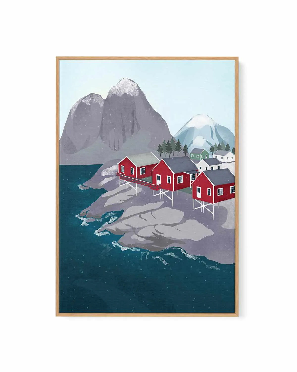 The Lofoten Islands, Norway by Petra Lizde | Framed Canvas Art Print from Olive et Oriel where you can shop wallpaper and artworks online