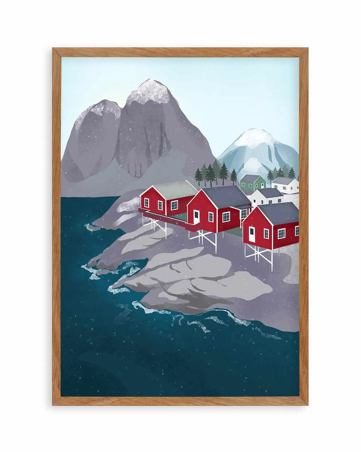 The Lofoten Islands, Norway by Petra Lizde Art Print from Olive et Oriel where you can shop wallpaper and artworks online