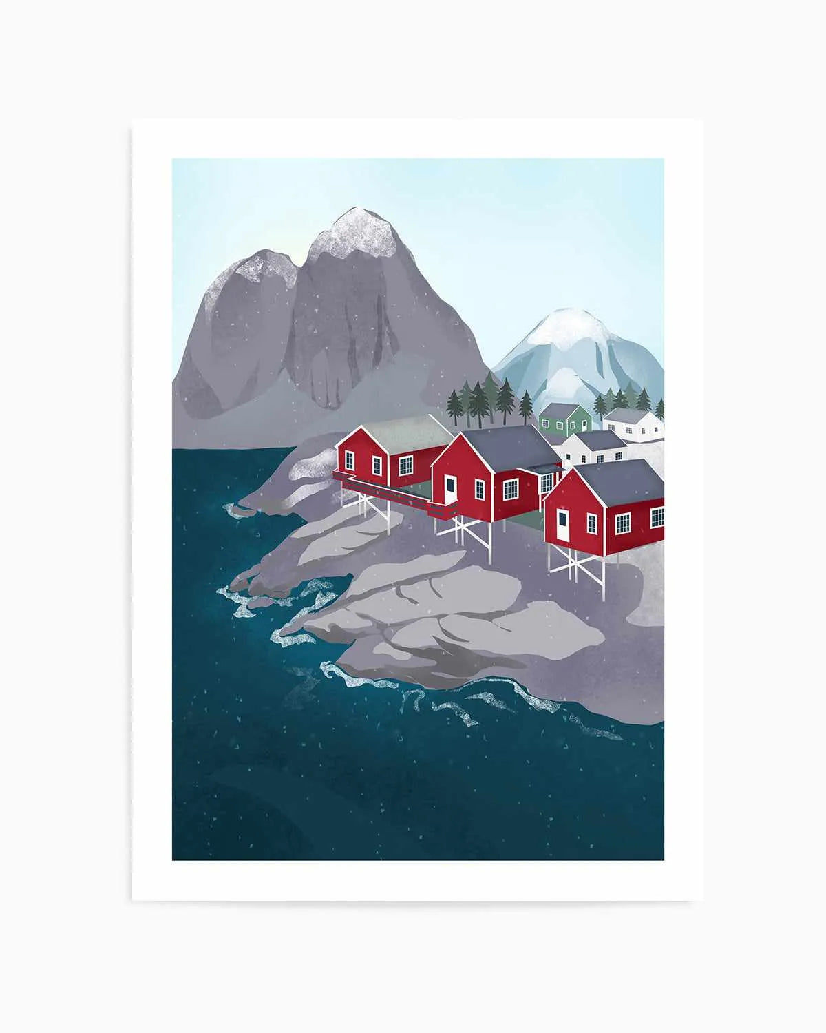 The Lofoten Islands, Norway by Petra Lizde Art Print from Olive et Oriel where you can shop wallpaper and artworks online