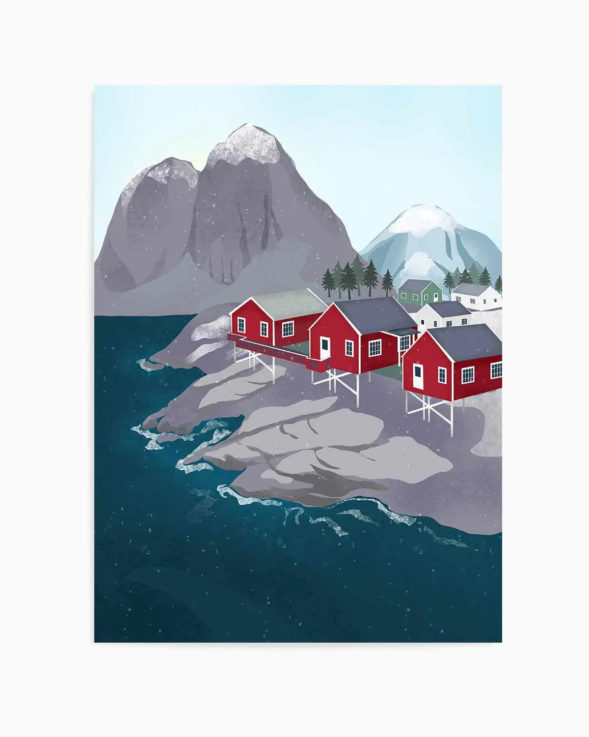 The Lofoten Islands, Norway by Petra Lizde Art Print from Olive et Oriel where you can shop wallpaper and artworks online