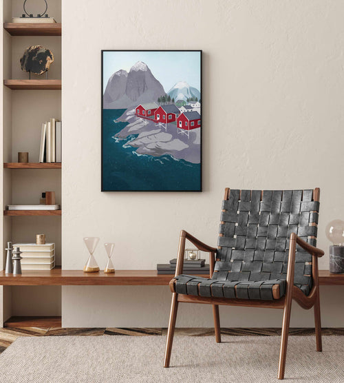 The Lofoten Islands, Norway by Petra Lizde | Framed Canvas Art Print