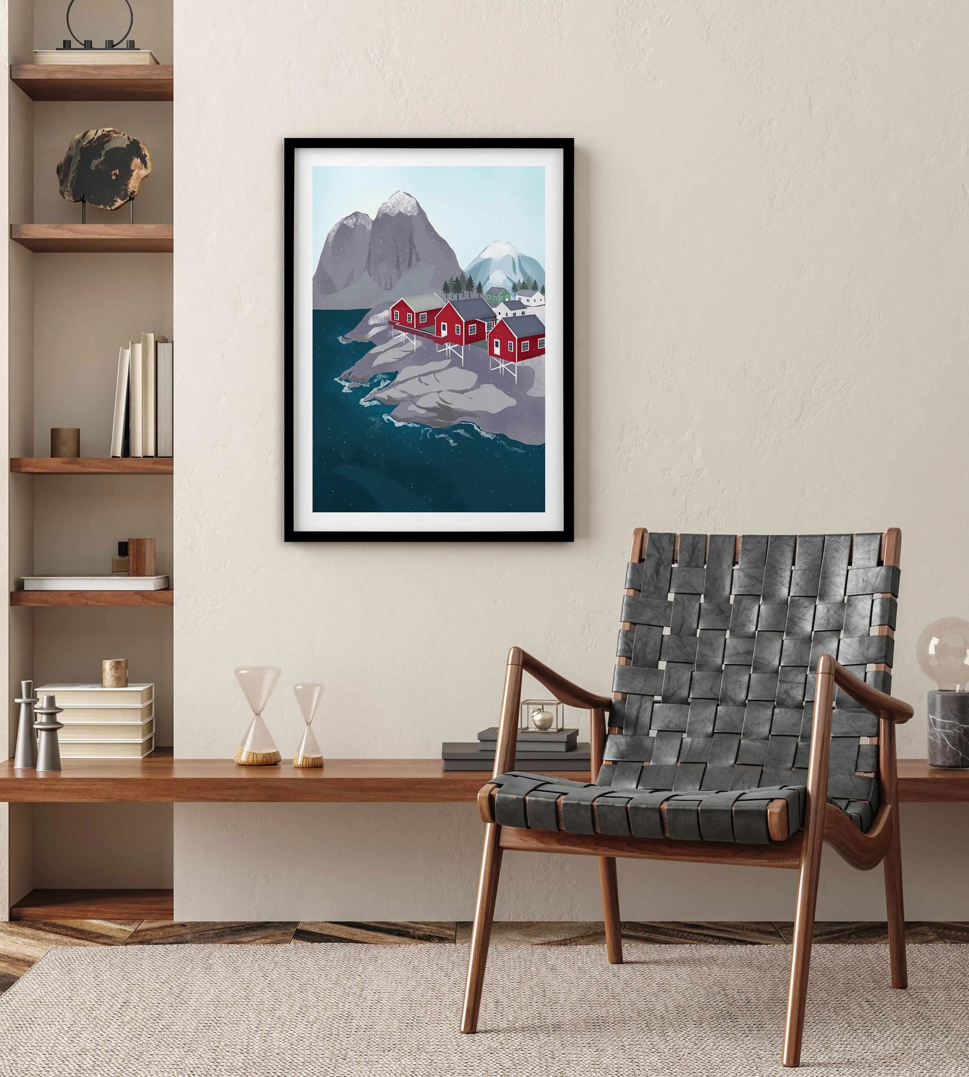 The Lofoten Islands, Norway by Petra Lizde Art Print from Olive et Oriel where you can shop wallpaper and artworks online