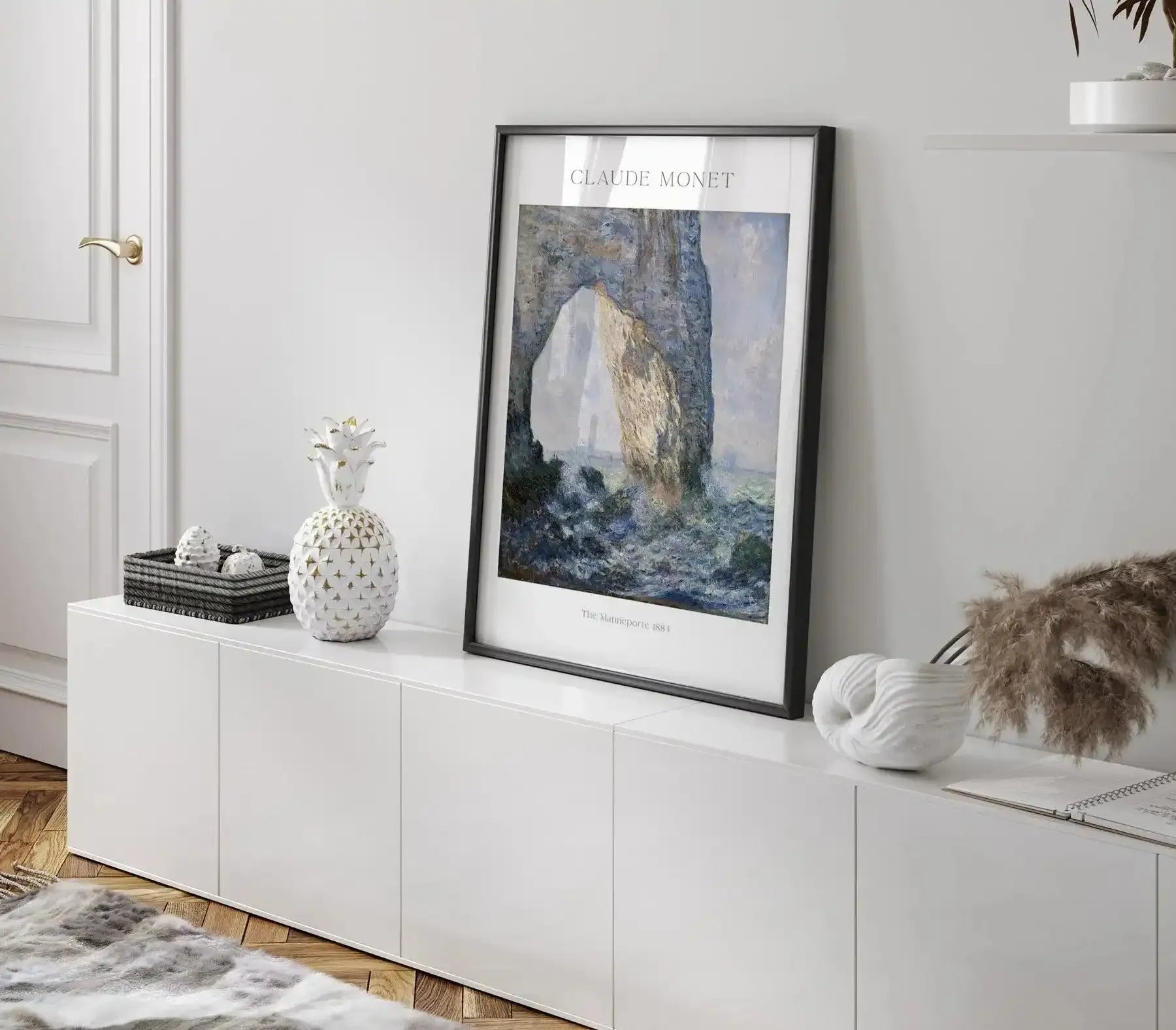 The Manneport 1883 by Claude Monet Art Print-PRINT-Olive et Oriel-Olive et Oriel-Buy-Australian-Art-Prints-Online-with-Olive-et-Oriel-Your-Artwork-Specialists-Austrailia-Decorate-With-Coastal-Photo-Wall-Art-Prints-From-Our-Beach-House-Artwork-Collection-Fine-Poster-and-Framed-Artwork