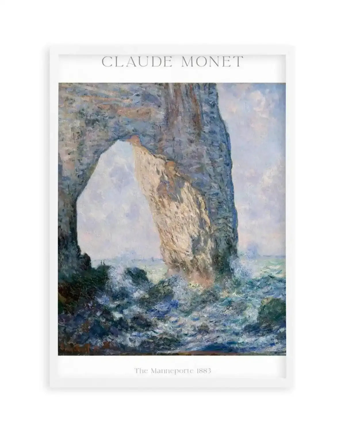 The Manneport 1883 by Claude Monet Art Print from Olive et Oriel where you can shop wallpaper and artworks online