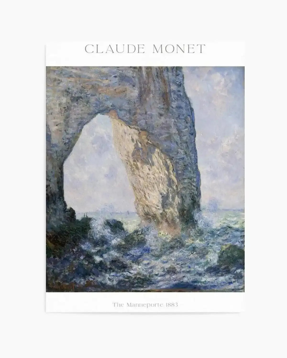 The Manneport 1883 by Claude Monet Art Print from Olive et Oriel where you can shop wallpaper and artworks online