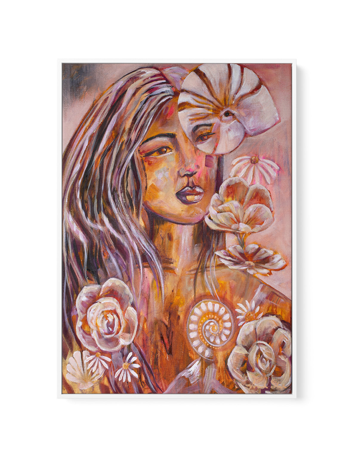 The Minds Eye by Amanda Skye | Framed Canvas Art Print from Olive et Oriel where you can shop wallpaper and artworks online