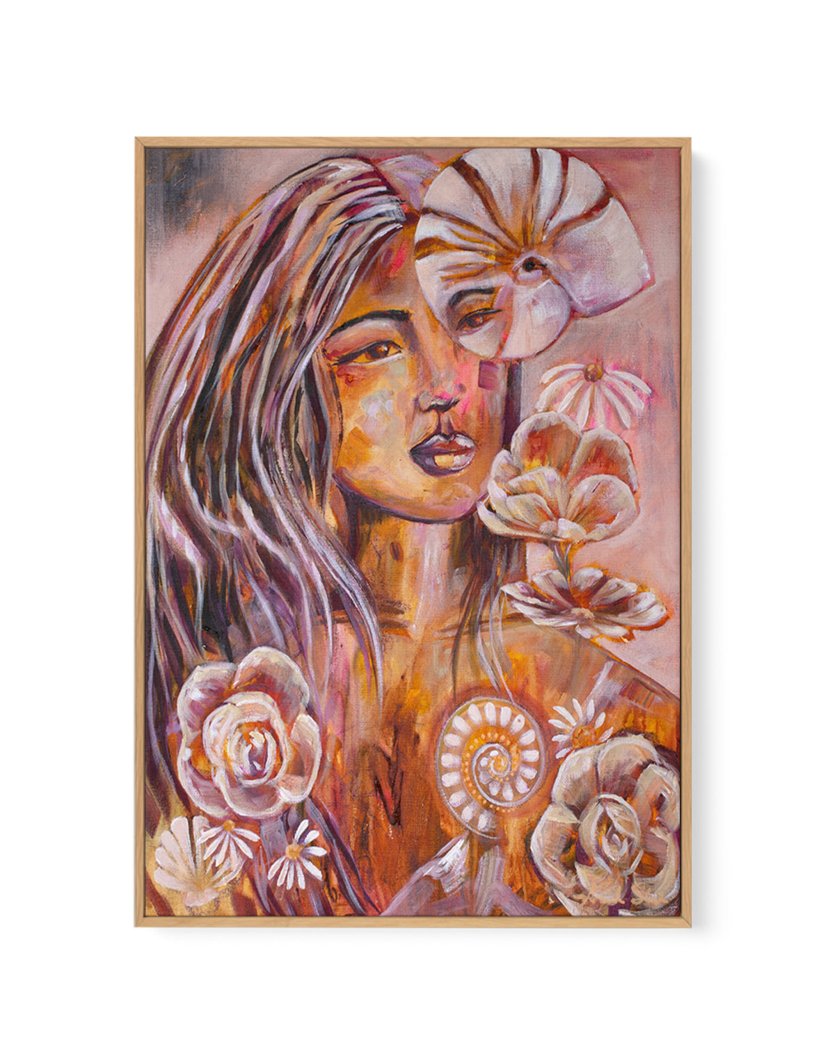 The Minds Eye by Amanda Skye | Framed Canvas Art Print from Olive et Oriel where you can shop wallpaper and artworks online