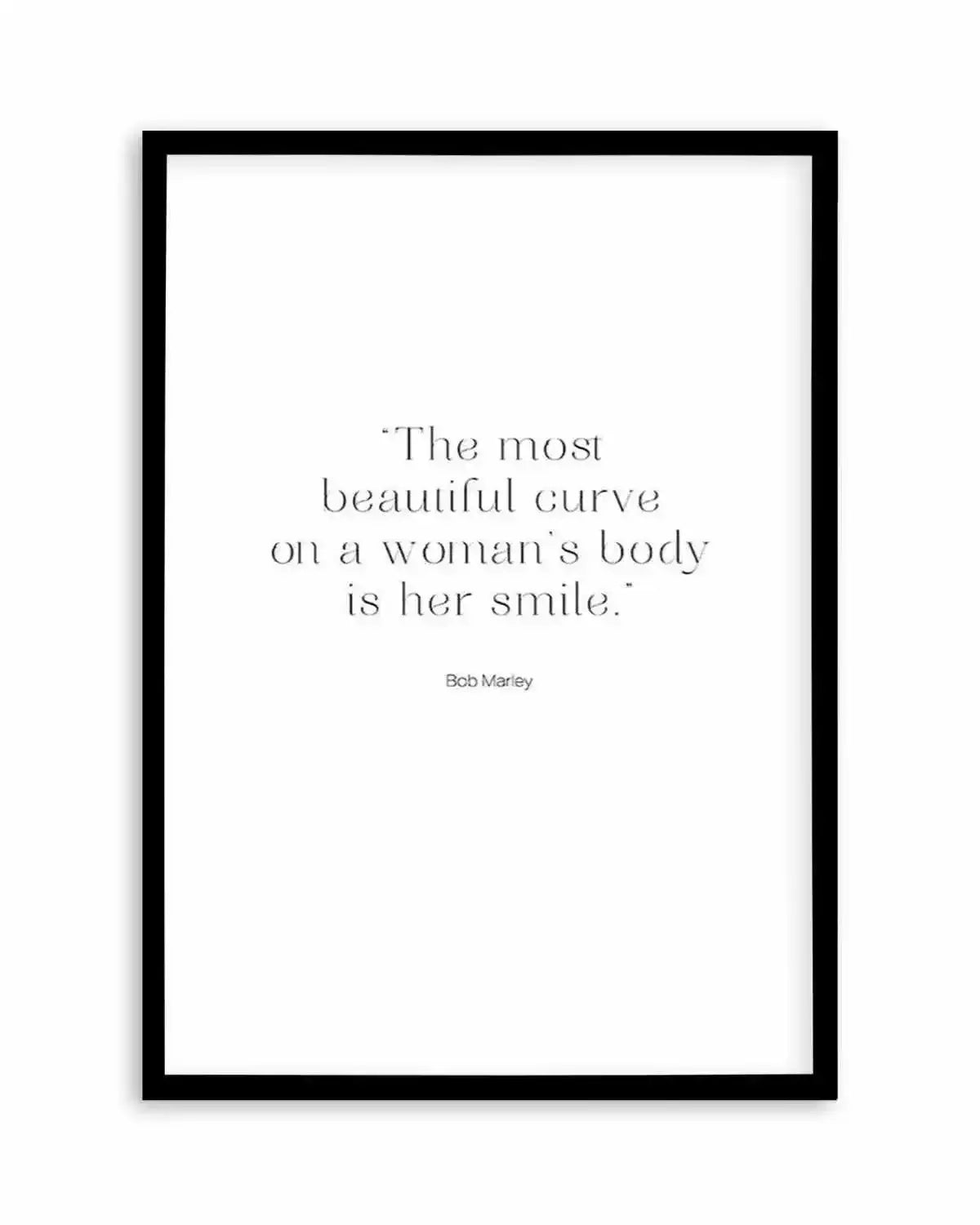 The Most Beautiful Curve Art Print from Olive et Oriel where you can shop wallpaper and artworks online