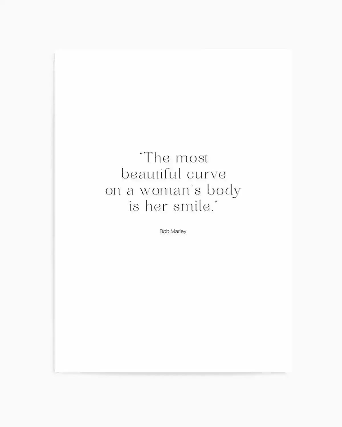 The Most Beautiful Curve Art Print from Olive et Oriel where you can shop wallpaper and artworks online