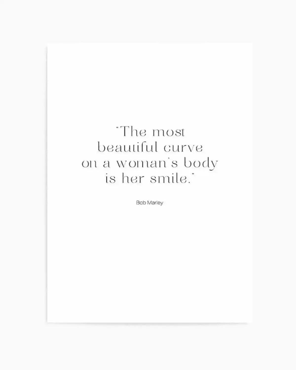 The Most Beautiful Curve Art Print from Olive et Oriel where you can shop wallpaper and artworks online