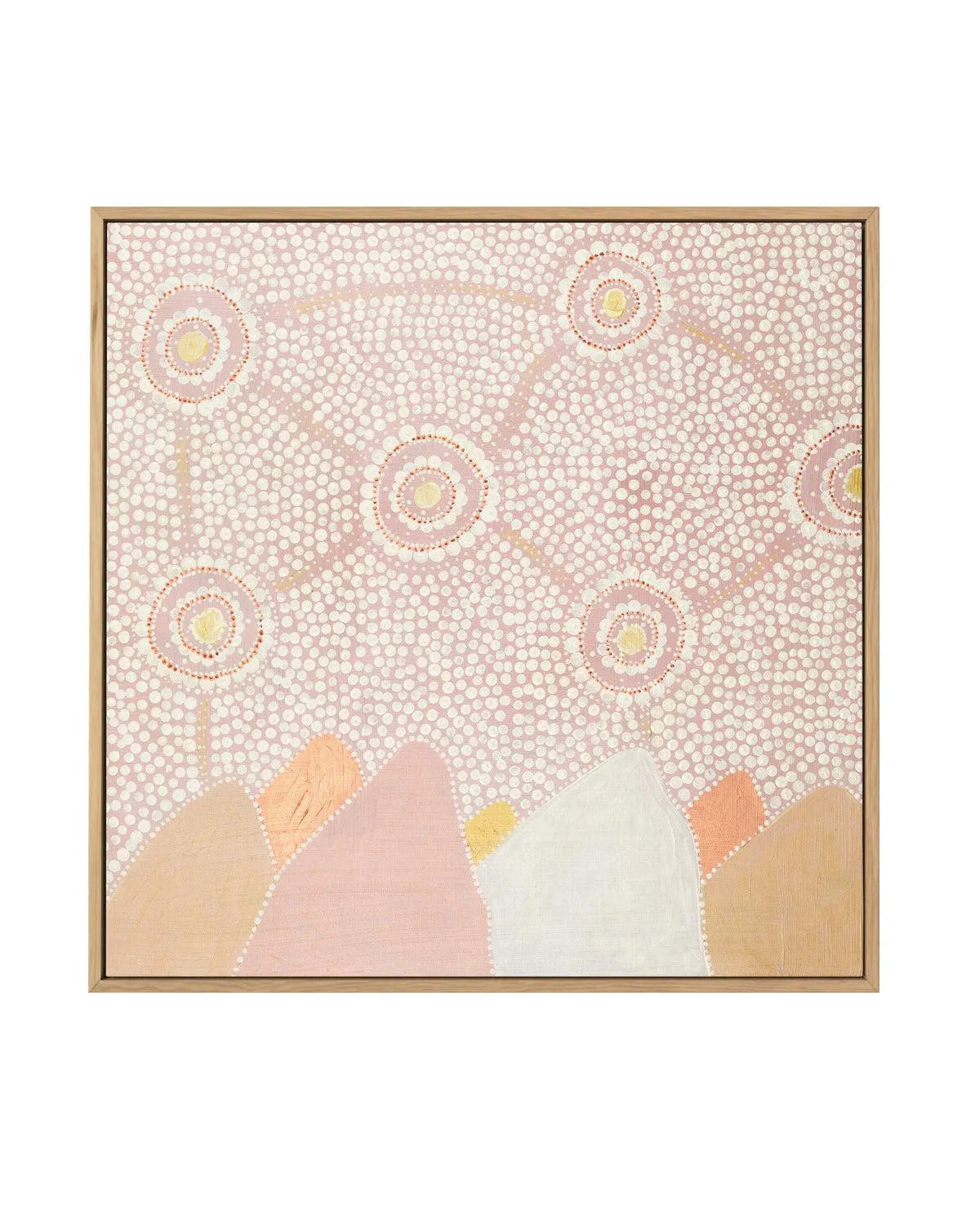 The Mountains and the Valleys by Mariah Sweetman | Framed Canvas Art Print from Olive et Oriel where you can shop wallpaper and artworks online