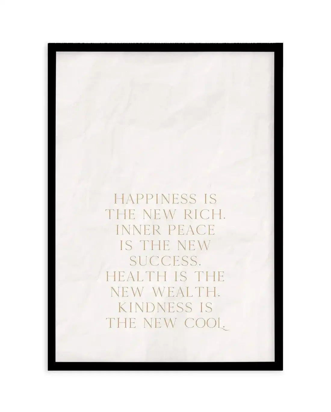 The New Rich Art Print-PRINT-Olive et Oriel-Olive et Oriel-A5 | 5.8" x 8.3" | 14.8 x 21cm-Black-With White Border-Buy-Australian-Art-Prints-Online-with-Olive-et-Oriel-Your-Artwork-Specialists-Austrailia-Decorate-With-Coastal-Photo-Wall-Art-Prints-From-Our-Beach-House-Artwork-Collection-Fine-Poster-and-Framed-Artwork