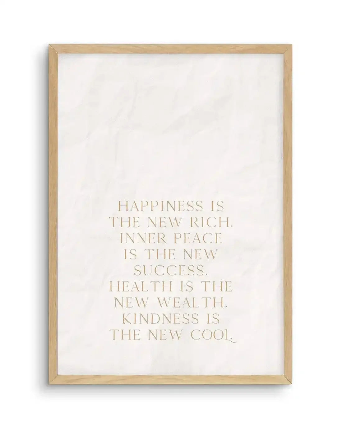 The New Rich Art Print-PRINT-Olive et Oriel-Olive et Oriel-A5 | 5.8" x 8.3" | 14.8 x 21cm-Oak-With White Border-Buy-Australian-Art-Prints-Online-with-Olive-et-Oriel-Your-Artwork-Specialists-Austrailia-Decorate-With-Coastal-Photo-Wall-Art-Prints-From-Our-Beach-House-Artwork-Collection-Fine-Poster-and-Framed-Artwork