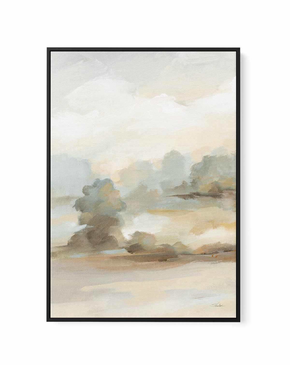 The Old Farm Landscape II | Framed Canvas Art Print