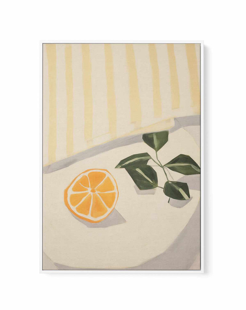 The Orange | Framed Canvas Art Print