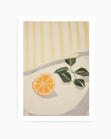 The Orange | Art Print from Olive et Oriel where you can shop wallpaper and artworks online