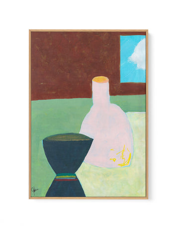 The Ordered Table 2 by Jan Weiss | Framed Canvas Wall Art