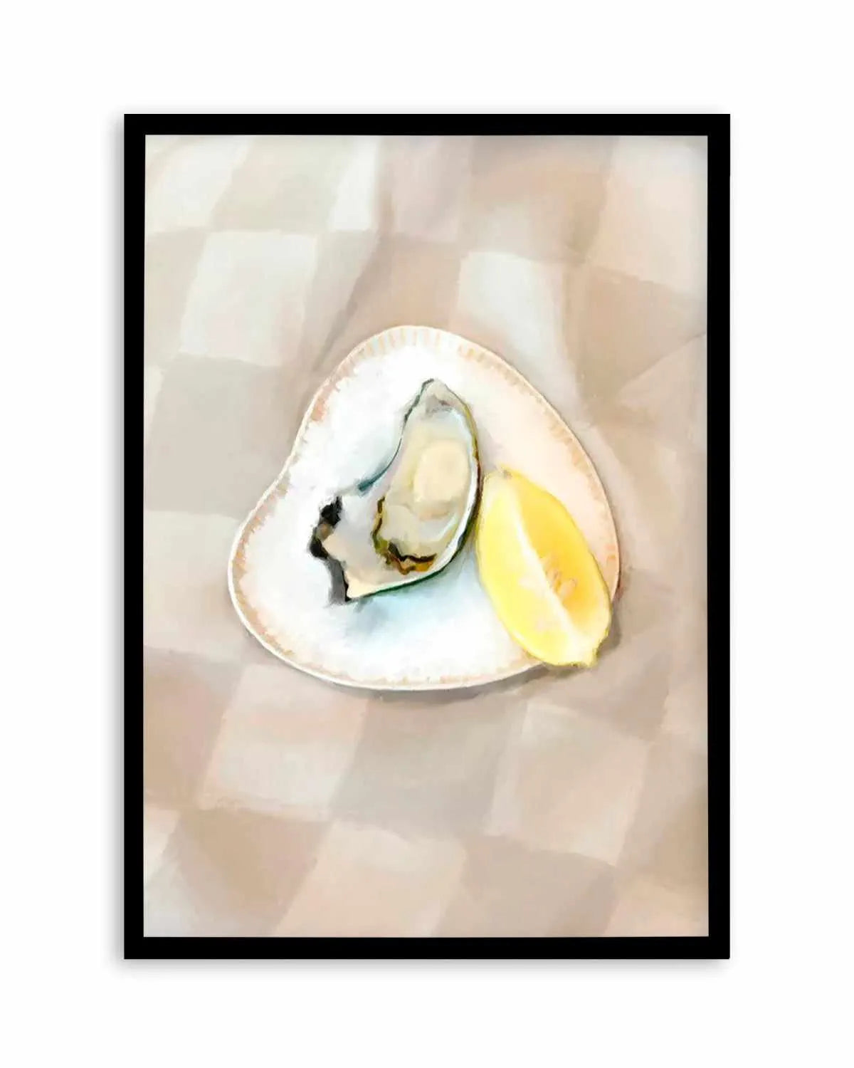 The Oyster Art Print from Olive et Oriel where you can shop wallpaper and artworks online