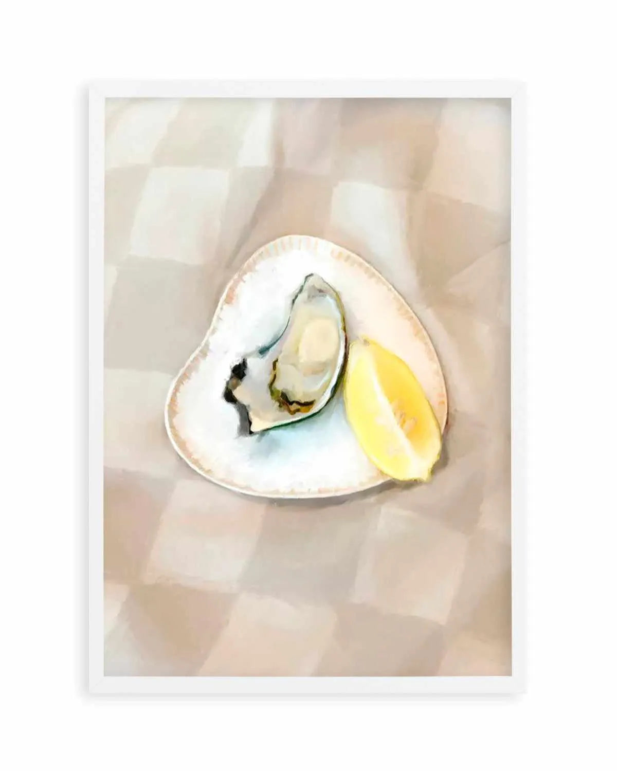 The Oyster Art Print from Olive et Oriel where you can shop wallpaper and artworks online