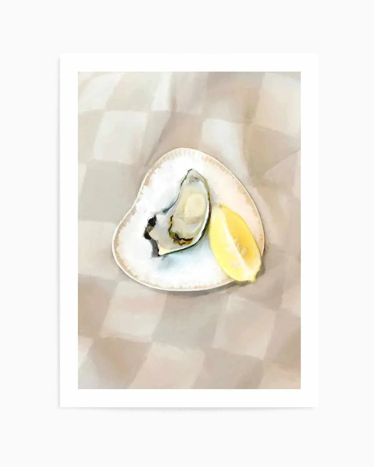 The Oyster Art Print from Olive et Oriel where you can shop wallpaper and artworks online