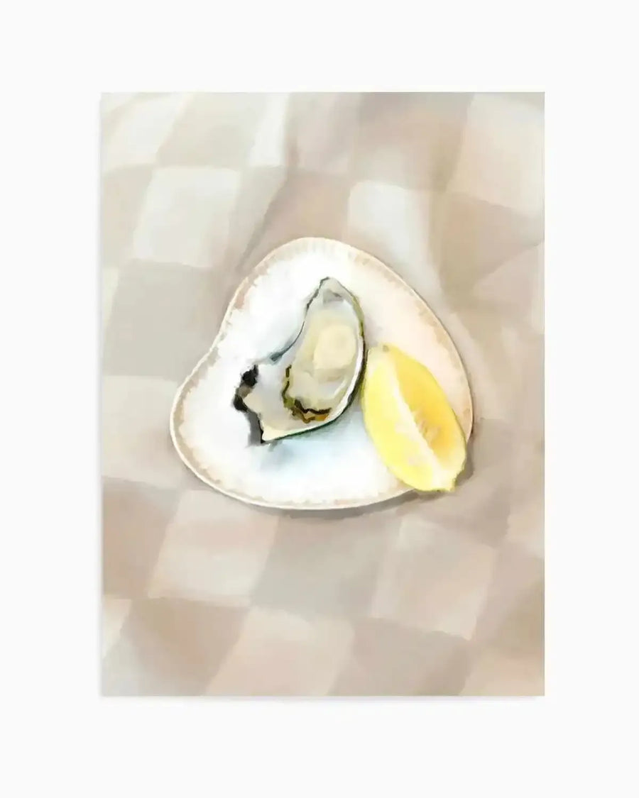 The Oyster Art Print from Olive et Oriel where you can shop wallpaper and artworks online