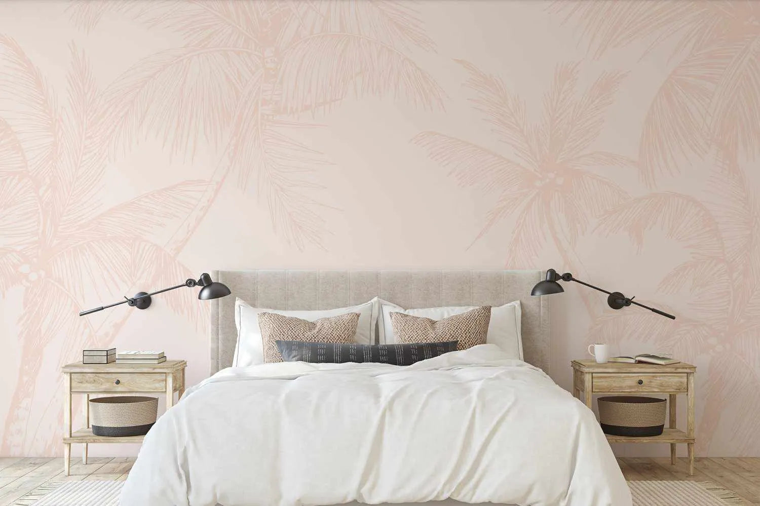 The Palms Wallpaper in Soft Terracotta-Wallpaper-Buy Kids Removable Wallpaper Online Our Custom Made Children√¢‚Ç¨‚Ñ¢s Wallpapers Are A Fun Way To Decorate And Enhance Boys Bedroom Decor And Girls Bedrooms They Are An Amazing Addition To Your Kids Bedroom Walls Our Collection of Kids Wallpaper Is Sure To Transform Your Kids Rooms Interior Style From Pink Wallpaper To Dinosaur Wallpaper Even Marble Wallpapers For Teen Boys Shop Peel And Stick Wallpaper Online Today With Olive et Oriel