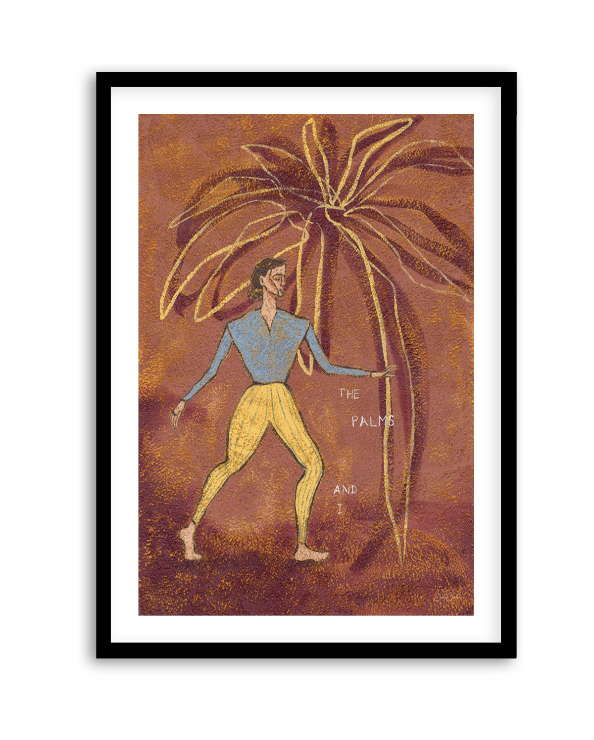 The Palms and I by Julie Celina | Art Print from Olive et Oriel where you can shop wallpaper and artworks online