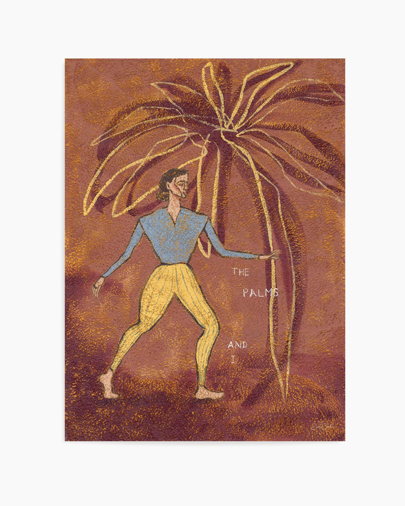 The Palms and I by Julie Celina | Art Print from Olive et Oriel where you can shop wallpaper and artworks online