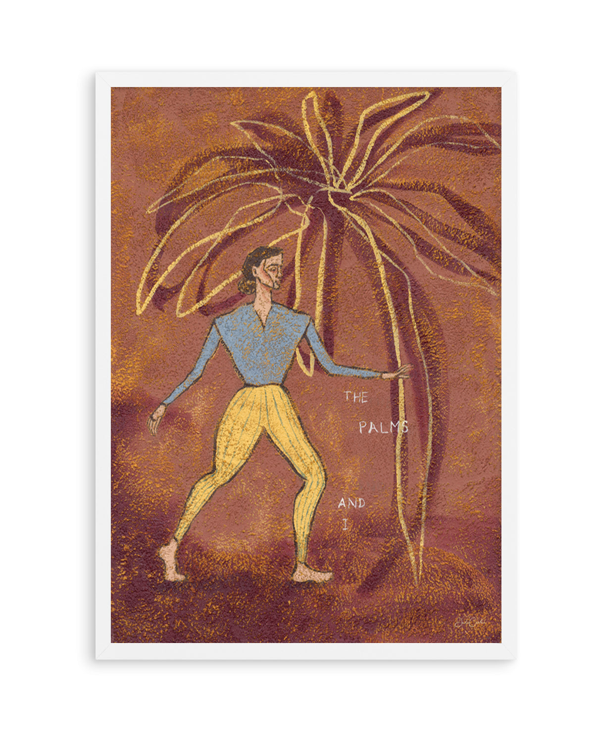 The Palms and I by Julie Celina | Art Print from Olive et Oriel where you can shop wallpaper and artworks online