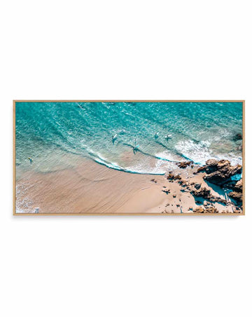 The Pass From Above | Panoramic Canvas Art Print from Olive et Oriel where you can shop wallpaper and artworks online