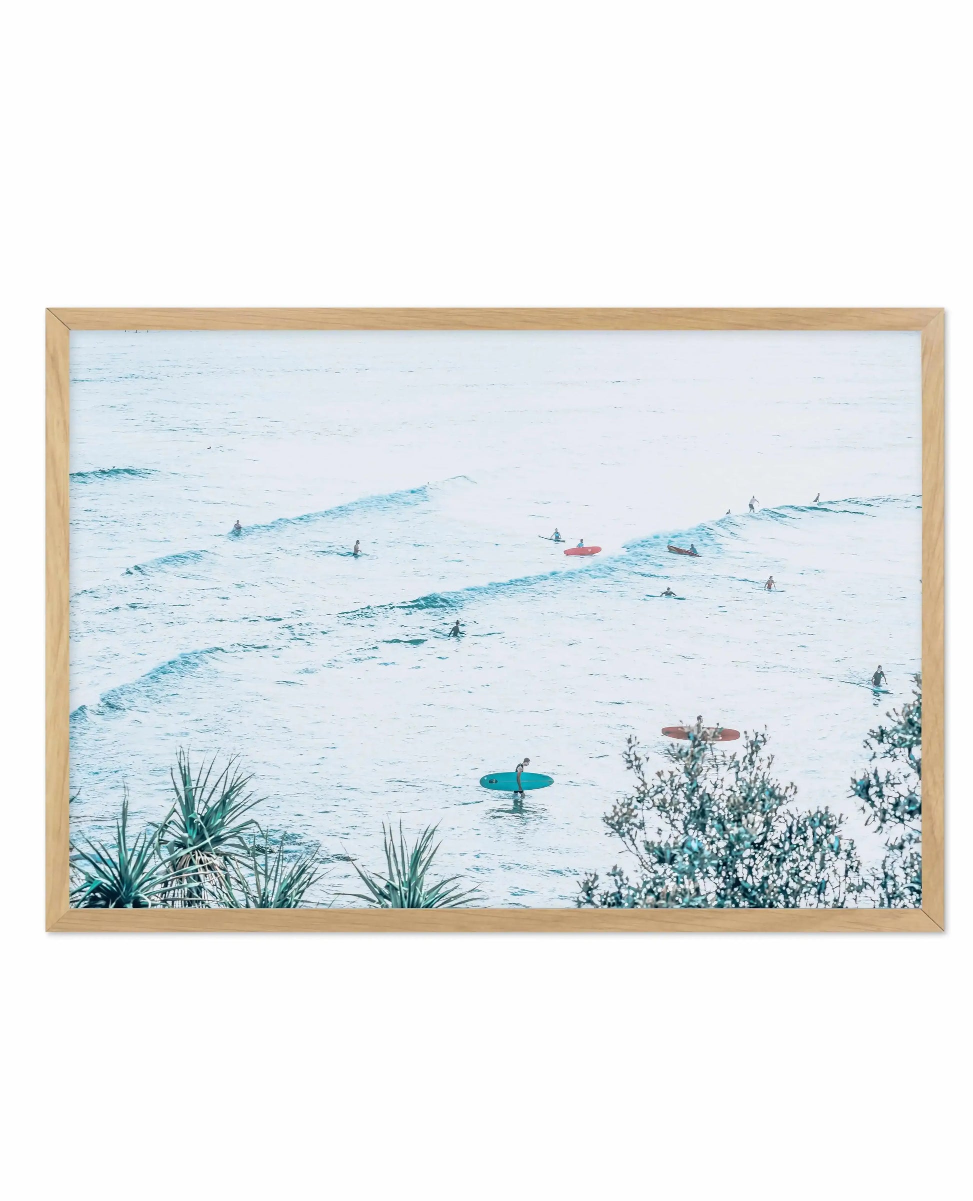 The Pass | Fun Waves Art Print-PRINT-Olive et Oriel-Olive et Oriel-A5 | 5.8" x 8.3" | 14.8 x 21cm-Oak-With White Border-Buy-Australian-Art-Prints-Online-with-Olive-et-Oriel-Your-Artwork-Specialists-Austrailia-Decorate-With-Coastal-Photo-Wall-Art-Prints-From-Our-Beach-House-Artwork-Collection-Fine-Poster-and-Framed-Artwork