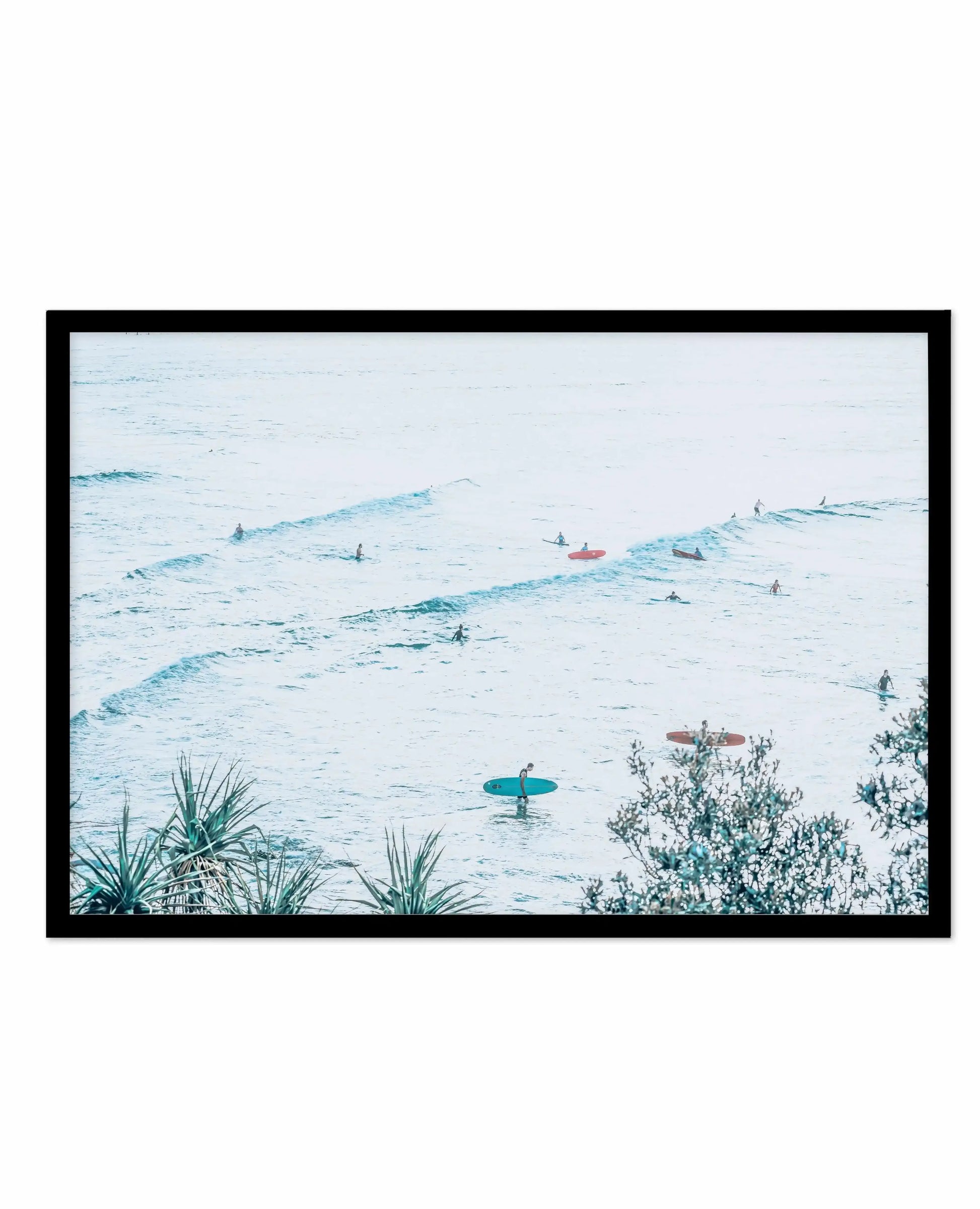 The Pass | Fun Waves Art Print-PRINT-Olive et Oriel-Olive et Oriel-A5 | 5.8" x 8.3" | 14.8 x 21cm-Black-With White Border-Buy-Australian-Art-Prints-Online-with-Olive-et-Oriel-Your-Artwork-Specialists-Austrailia-Decorate-With-Coastal-Photo-Wall-Art-Prints-From-Our-Beach-House-Artwork-Collection-Fine-Poster-and-Framed-Artwork