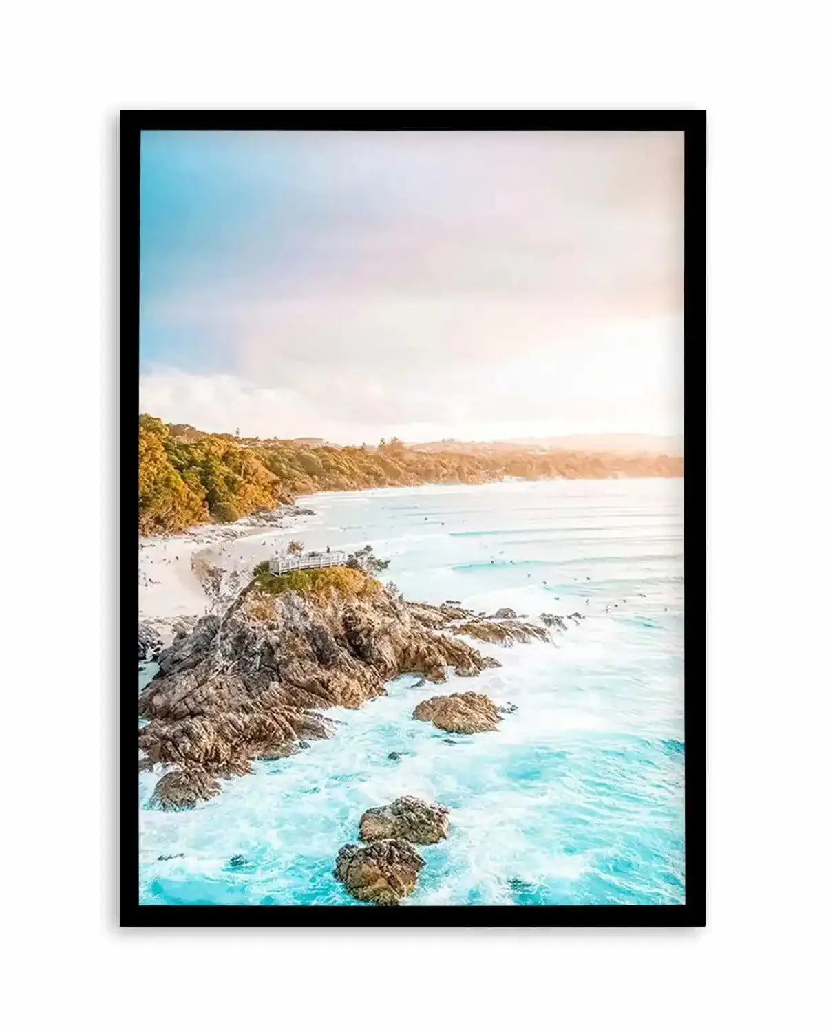 The Pass Lookout | Byron Bay Art Print from Olive et Oriel where you can shop wallpaper and artworks online