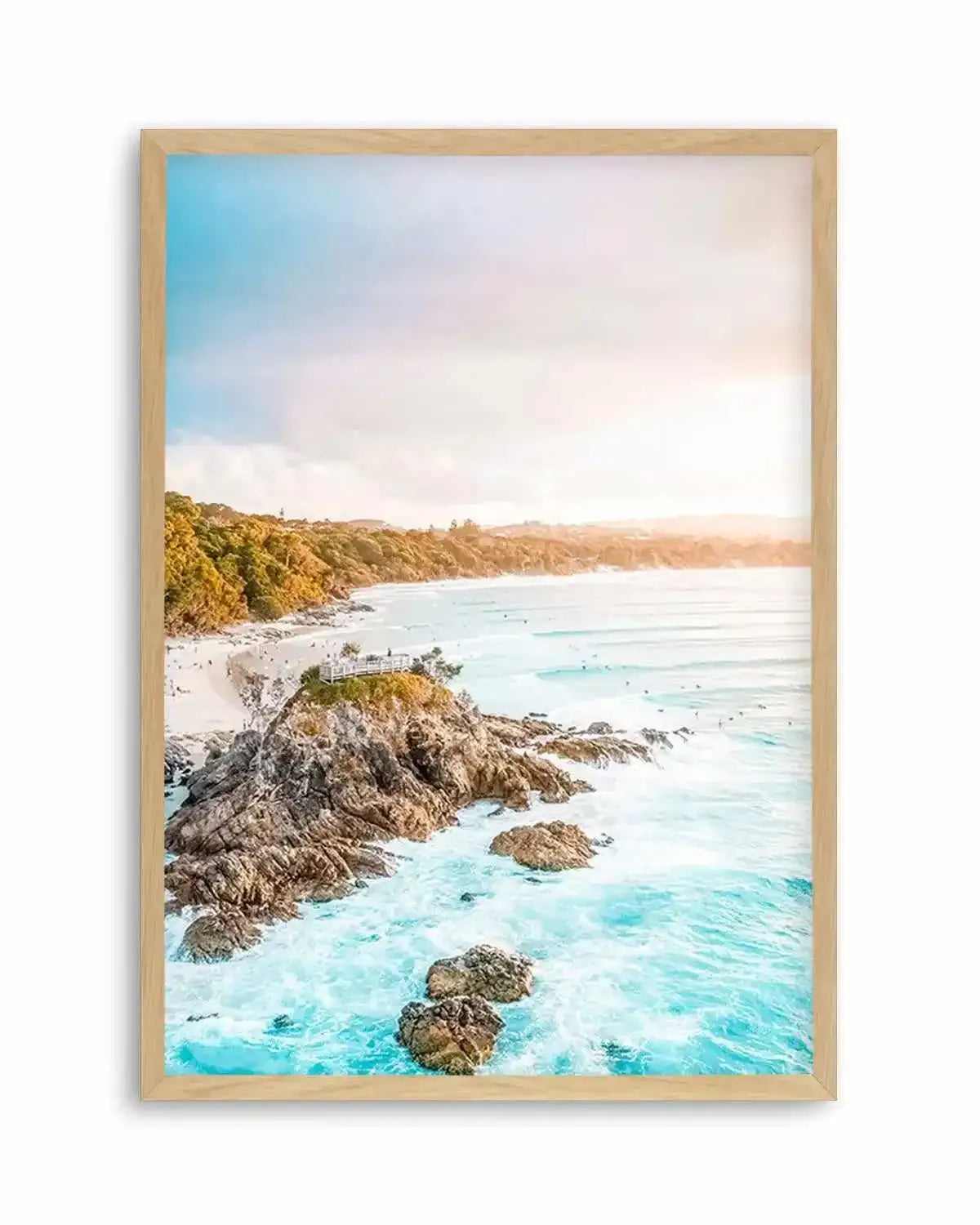 The Pass Lookout | Byron Bay Art Print from Olive et Oriel where you can shop wallpaper and artworks online