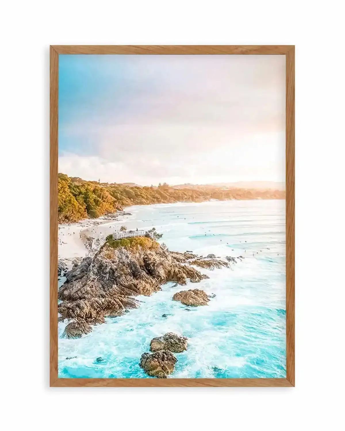 The Pass Lookout | Byron Bay Art Print from Olive et Oriel where you can shop wallpaper and artworks online
